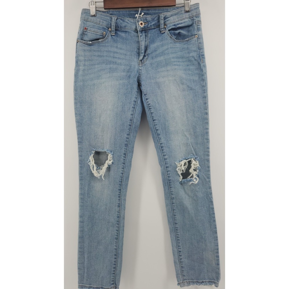 A2nd Distressed Ankle‎ Skinny Jeans Womens Size 7  30x28